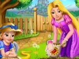 Jeu Rapunzel mommy gardening