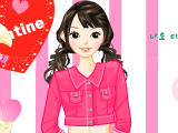 Jeu Barbie pink dressup