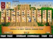 Jeu Solitaire quarante voleurs